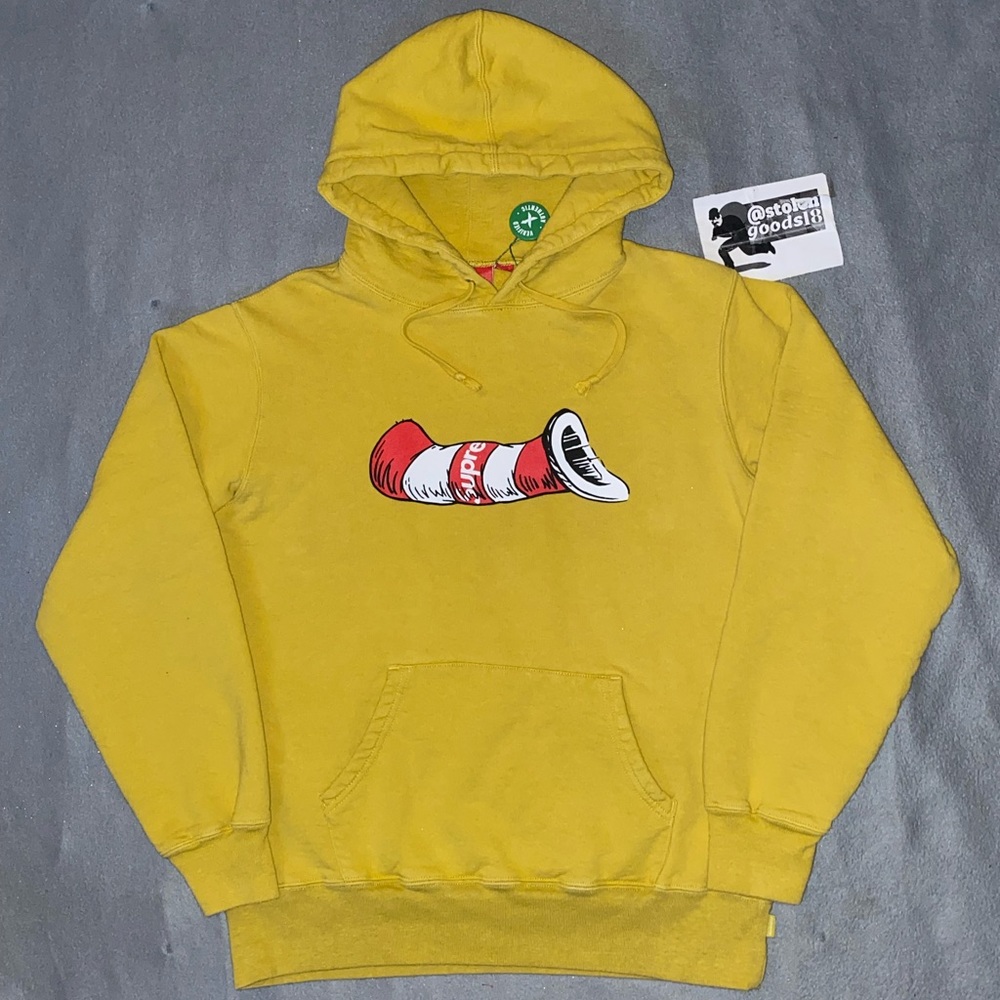 FW18 Supreme Cat In The Hat Hoodie